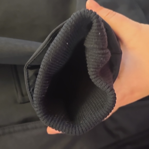 Basin + Range Wingate Down Parka Coat Jacket Faux Fur Hood Black Gray - Large L - Picture 9 of 12